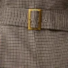 Mila Shaped Blazer – Tan Check Mila Shaped Blazer – Tan Check