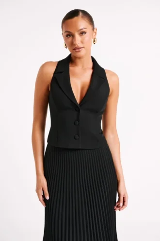 Mura Suiting Vest – Black