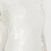 Nala Sequin Mini Dress – White Nala Sequin Mini Dress – White