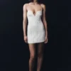 Naveena Embellished Mini Dress – Silver Naveena Embellished Mini Dress – Silver