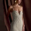 Naveena Embellished Mini Dress – Silver Naveena Embellished Mini Dress – Silver