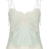 Nina Satin And Lace Camisole – Sage