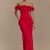 Nova Ruffle Off Shoulder Maxi Dress – Ruby Nova Ruffle Off Shoulder Maxi Dress – Ruby
