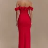 Nova Ruffle Off Shoulder Maxi Dress – Ruby Nova Ruffle Off Shoulder Maxi Dress – Ruby