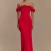 Nova Ruffle Off Shoulder Maxi Dress – Ruby Nova Ruffle Off Shoulder Maxi Dress – Ruby