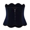 Oakley Strapless Scallop Denim Top – Indigo Blue Oakley Strapless Scallop Denim Top – Indigo Blue