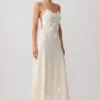Odette Floral Lace Midi Dress – Buttermilk