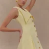 Oli Sleeveless Mini Dress – Lemon Oli Sleeveless Mini Dress – Lemon