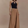 Owen Draped Wide Leg Pants – Mocha Owen Draped Wide Leg Pants – Mocha
