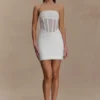 Palmer Mesh Corset Mini Dress – Ivory Palmer Mesh Corset Mini Dress – Ivory