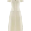 Pearson Short Sleeve Knit Midi Dress – Ivory