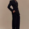 Penelope Pleated High Waisted Pants – Black Penelope Pleated High Waisted Pants – Black