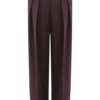 Penelope Pleated High Waisted Pants – Chocolate Penelope Pleated High Waisted Pants – Chocolate