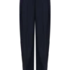 Penelope Pleated High Waisted Pants – Dark Navy Penelope Pleated High Waisted Pants – Dark Navy