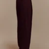 Penelope Pleated High Waisted Pants – Mahogany Penelope Pleated High Waisted Pants – Mahogany