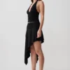 Talise Modal Hankie Midi Skirt – Black Talise Modal Hankie Midi Skirt – Black