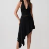 Talise Modal Hankie Midi Skirt – Black Talise Modal Hankie Midi Skirt – Black