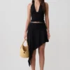 Talise Modal Hankie Midi Skirt – Black Talise Modal Hankie Midi Skirt – Black