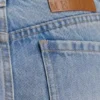 Perrie Mid Rise Straight Leg Tie Jeans – Washed Light Blue Perrie Mid Rise Straight Leg Tie Jeans – Washed Light Blue