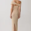Phi Multi-Wear Cowl Diamante Maxi Dress – Gold