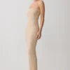 Phi Multi-Wear Cowl Diamante Maxi Dress – Gold