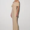 Phi Multi-Wear Cowl Diamante Maxi Dress – Gold
