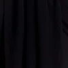 Philippa Knotted Crepe Maxi Dress – Black