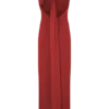 Philippa Knotted Crepe Maxi Dress – Ruby