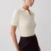 Philly Knit Button Up Top – Ivory Philly Knit Button Up Top – Ivory