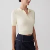 Philly Knit Button Up Top – Ivory Philly Knit Button Up Top – Ivory