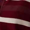 Philly Stripe Long Sleeve Knit Jumper – Burgundy/Cream Philly Stripe Long Sleeve Knit Jumper – Burgundy/Cream