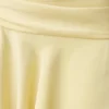 Poppy Satin Halter Mini Dress – Lemon