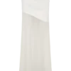 Portia Scuba And Mesh Maxi Skirt – White Portia Scuba And Mesh Maxi Skirt – White