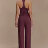 Ramona Modal Straight Leg Pant – Mahogany Ramona Modal Straight Leg Pant – Mahogany