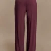 Ramona Modal Straight Leg Pant – Mahogany Ramona Modal Straight Leg Pant – Mahogany