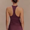 Ramona Modal Tank Top With Hardware – Mahogany Ramona Modal Tank Top With Hardware – Mahogany