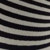 Raven Striped Knit Midi Dress – Black/White