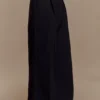 Raya Mid Rise Wide Leg Linen Pant – Black Raya Mid Rise Wide Leg Linen Pant – Black