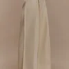 Raya Mid Rise Wide Leg Linen Pant – Natural Beige Raya Mid Rise Wide Leg Linen Pant – Natural Beige