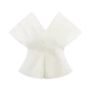 Rayne Off Shoulder Denim Top – White Rayne Off Shoulder Denim Top – White