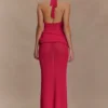 Reece Halter Knit Maxi Dress – Dragonfruit