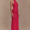 Reece Halter Knit Maxi Dress – Dragonfruit