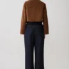 Remy Faux Suede & Leather Collared Jacket – Tan Remy Faux Suede & Leather Collared Jacket – Tan