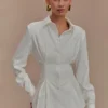 Rhia Oversized Shirt – White Rhia Oversized Shirt – White