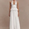 River Gathered Maxi Skirt – White River Gathered Maxi Skirt – White