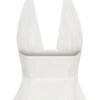 River Halter Neck Sleeveless Top – White River Halter Neck Sleeveless Top – White