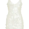 Romilly Sequin Mini Dress – Ivory Romilly Sequin Mini Dress – Ivory
