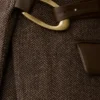 Romy Structured Blazer With Hardware – Herringbone