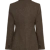 Romy Structured Blazer With Hardware – Herringbone