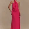 Rosalia Cowl Neck Maxi Dress – Raspberry Rosalia Cowl Neck Maxi Dress – Raspberry